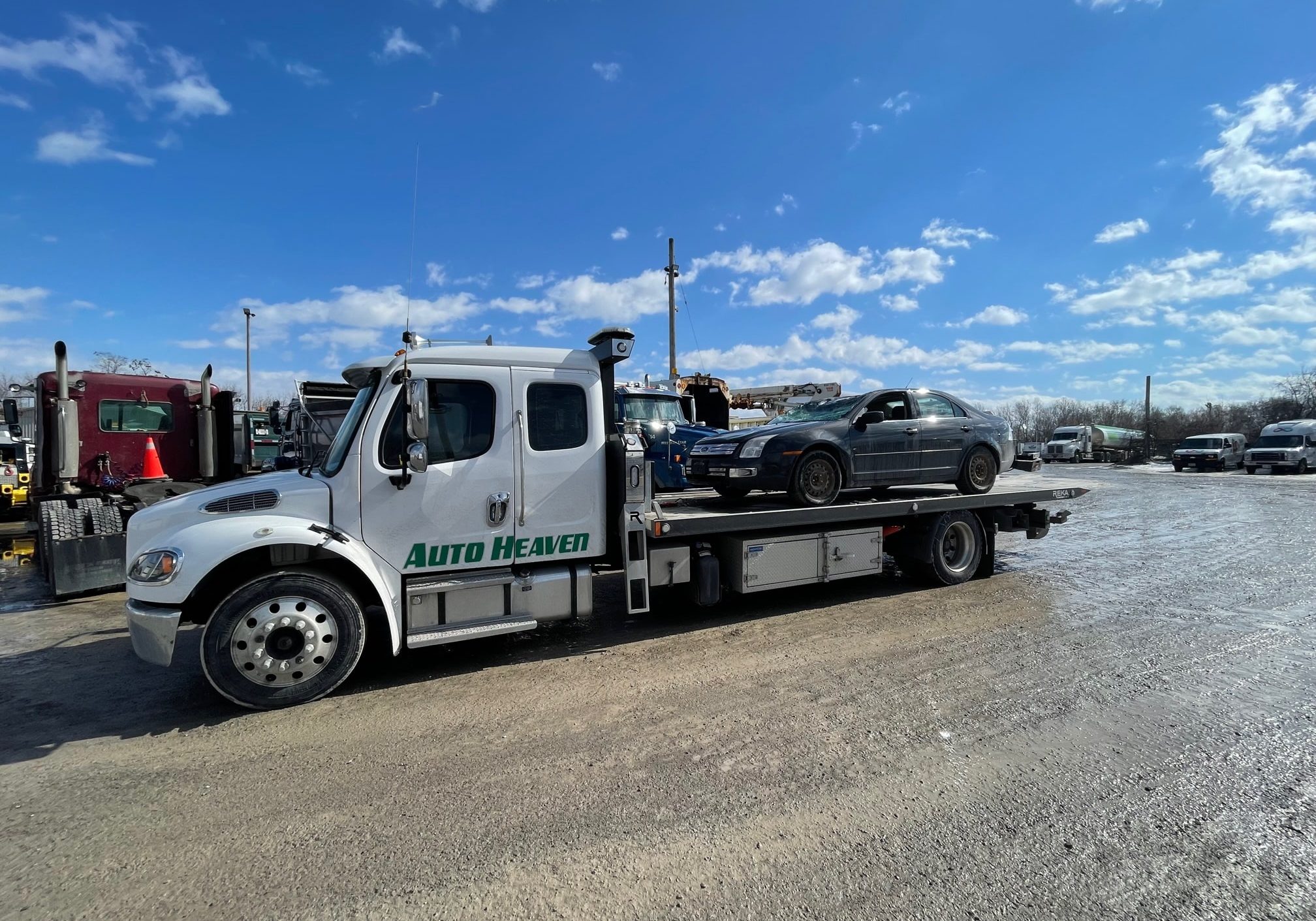 Auto Heaven Scrap Car Removal Toronto Tow Truck